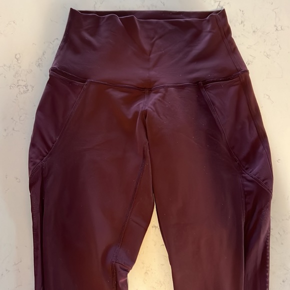 Lululemon Barre Star full length mesh leggings- size 4 - Picture 10 of 12